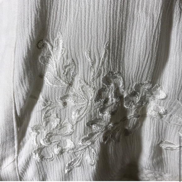 Jessica Simpson ivory cold shoulder top 1X - Picture 5 of 8